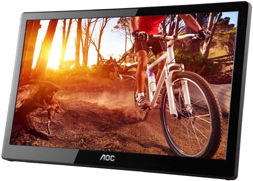 AOC 16IN (15.6IN Viewable) LED Widescreen, including case, 1366 x 768, 200 cd/m , 500
