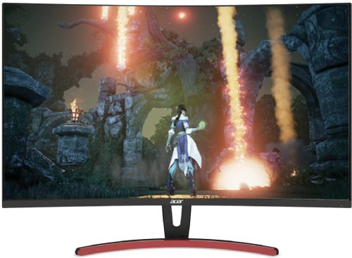 ACER ED323QUR Abidpx 31.5in Curved (1800R) Gaming Monitor, VA Panel, 2560x1440 144Hz, 4ms (GTG), 3,000:1, 250 cd/m2,16.7Miillion colors, DVI+HDMI+DisplayPort+Audio out...