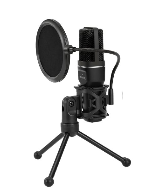 Anda Seat Ergopixel Condenser Microphone with Tripod Black (EP-MP0002) Bilingual
