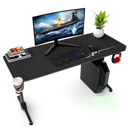 Anda Seat Ergopixel Terra Series Gaming Desk Black (GD-0001) Bilingual (No Power Adjustment)