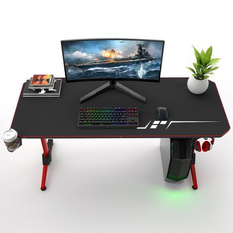 Anda Seat Ergopixel Terra Series Gaming Desk Red (GD-0002) Bilingual (No Power Motor)