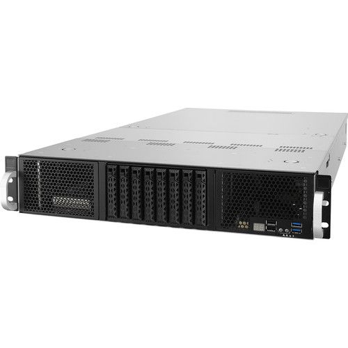 ASUS ESC4000A-E10 server designed for AI and high-performance computing powered by AMD EPYC 7002 series processors with up to 11x PCIe 4.0 slots, 4 GPUs, 8...