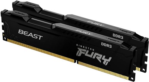 Kingston 64GB 2666MHz DDR4 CL16 DIMM (Kit of 4) FURY Beast Black...