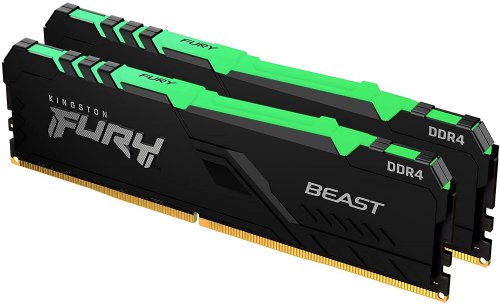 Kingston 16GB 3200MHz DDR4 CL16 DIMM FURY Beast RGB...