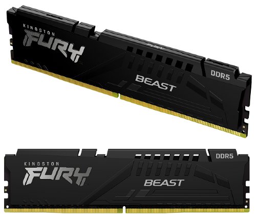 32GB 6000 MHZ DDR5 CL40 DIMM (KIT OF 2) Fury Beast Black...