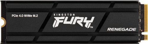 Kingston Fury Renegade 1TB PCIe Gen 4 NVMe M.2 Internal Gaming SSD with Heat Sink, PS5 Ready, Up to 7300MB/s..(SFYRSK/1000G)