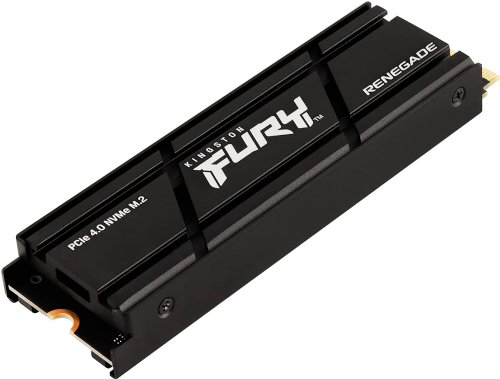 Kingston Fury Renegade 500GB PCIe Gen 4 NVMe M.2 Internal Gaming SSD with Heat Sink, PS5 Ready, Up to 7300MB/s..(SFYRSK/500G)