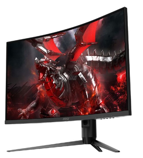 MSI G271C E2 27" 16:9 Full HD 170Hz Curved VA Gaming Monitor, Metallic Black with Red Trim, FreeSync Premium, Non Glare with Narrow Bezel...