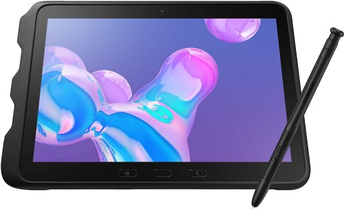Samsung Galaxy  Active Pro_4G  Water-Resistant Rugged 10.1" Tablet, Dual-core (2 Core) 2 GHz, 4 GB RAM, 64 GB Storage, Android 9.0 Pie, Black (SM-T547UZKAXAC)