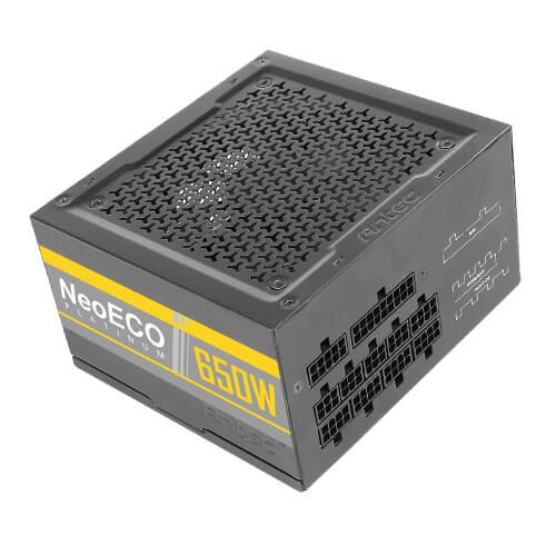 Antec NeoECO Platinum NE650 Platinum Power Supply 650W, 80 PLUS Platinum Certified with 7-Year Warranty, 120mm Silent Fan, LLC + DC to DC Design, Japanese Caps...