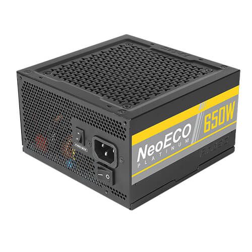 Antec NeoECO Platinum NE650 Platinum Power Supply 650W, 80 PLUS Platinum Certified with 7-Year Warranty, 120mm Silent Fan, LLC + DC to DC Design, Japanese Caps...