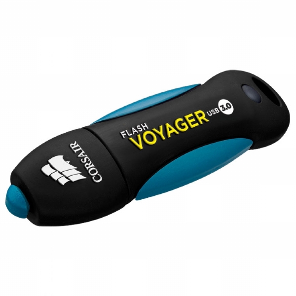 Corsair Flash Voyager 64GB, USB3.0, 190 MB/s Read, 55 MB/s Write, durable rubber housing (CMFVY3A-64GB) ...