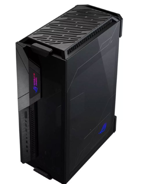 ASUS ROG Z11 Mini-ITX/DTX Mid-Tower PC Gaming Case with Patented 11 degree Tilt Design, Compatible with ATX Power Supply or a 3-Slot Graphics, Tempered-gla...