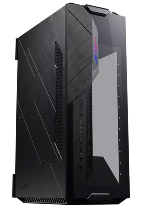 ASUS ROG Z11 Mini-ITX/DTX Mid-Tower PC Gaming Case with Patented 11 degree Tilt Design, Compatible with ATX Power Supply or a 3-Slot Graphics, Tempered-gla...