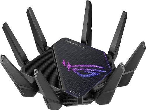 ASUS ROG Rapture GT-AX11000 Pro Tri-Band WiFi 6 Extendable Gaming Router, 10G & 2.5G Ports, ASUS RangeBoost Plus, Triple-Level Game Acceleration, Free Network Security...