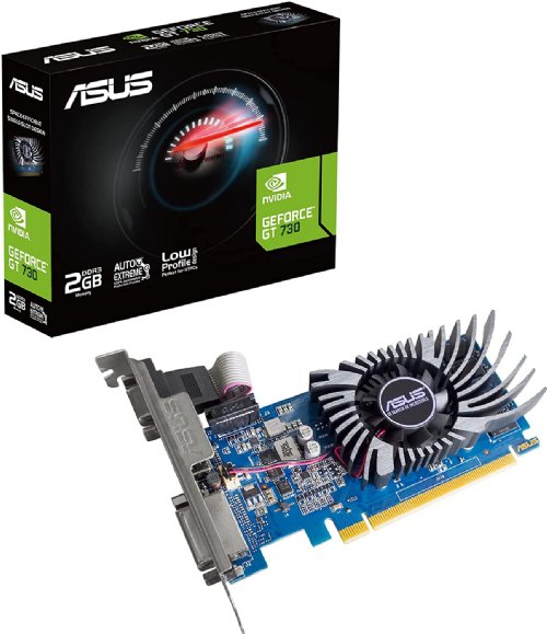 NVIDIA GeForce GT 730 Graphics Card (PCIe 2.0 2GB DDR3 Memory Low-profile Auto-Extreme Technology GPU Tweak II)