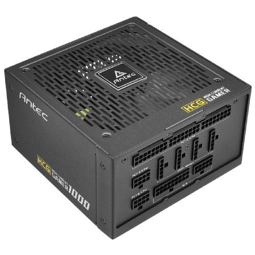 Antec High Current Gamer Series HCG1000 Gold, 1000W Fully Modular, Full-Bridge LLC and DC to DC Converter Design, Full Japanese Caps, Zero RPM Manager...