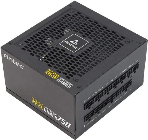 Antec HCG750 Gold High Current Gamer Power Supplies, 750 Watts 80 PLUS Gold PSU with Full Modular, 120mm FDB Fan, Japanese Capacitors, ATX12V 2.4, 10 Years Support...