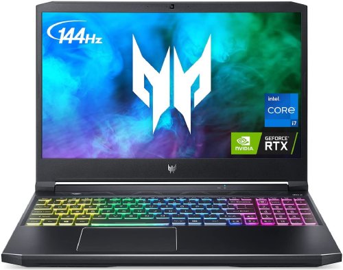 Acer Predator Helios 300 Laptop, Intel Core i7-10750H,12MB Smart Cache, 2.6GHz,16GB DDR4, 512GB PCIe SSD, 15.6IN FHD(1920x1080)IPS, Nvidia GeForce RTX 3060 ...