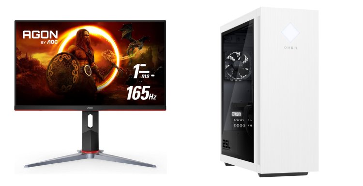 HP OMEN 25L Gaming Desktop GT15-0340qd, Intel® Core i5-12400, (2.5 GHz up to 4.4 GHz, 18 MB L3 cache, 6 cores), NVIDIA® GeForce RTX 3050 (8 GB GDDR6 dedicated)...