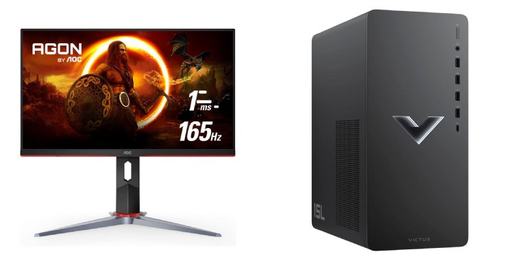 HP Victus 15L Gaming Desktop TG02-1019, Intel Core i5 13400F (13th Generation), 16 GB RAM, 512 GB SSD, NVIDIA® GeForce RTX 3050 (8 GB), Windows 11 Home...