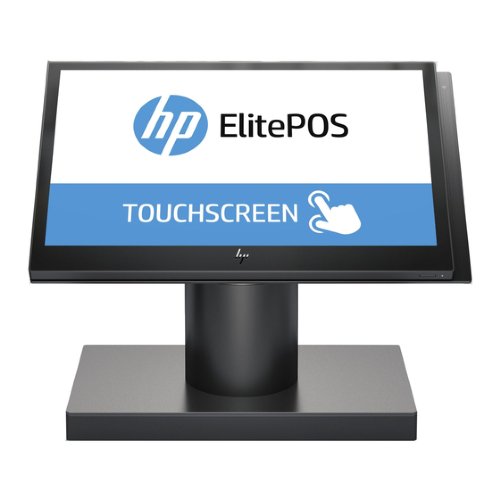 HP ElitePOS G1, 14in FHD Touch All in One Payment Terminal, Intel Celeron 3965U, RAM 4GB (1x4GB) DDR4 2400, 256GB TLC, Windows 10, WLAN I 8265 ac 2x2 +BT 4.2, 3 years warranty