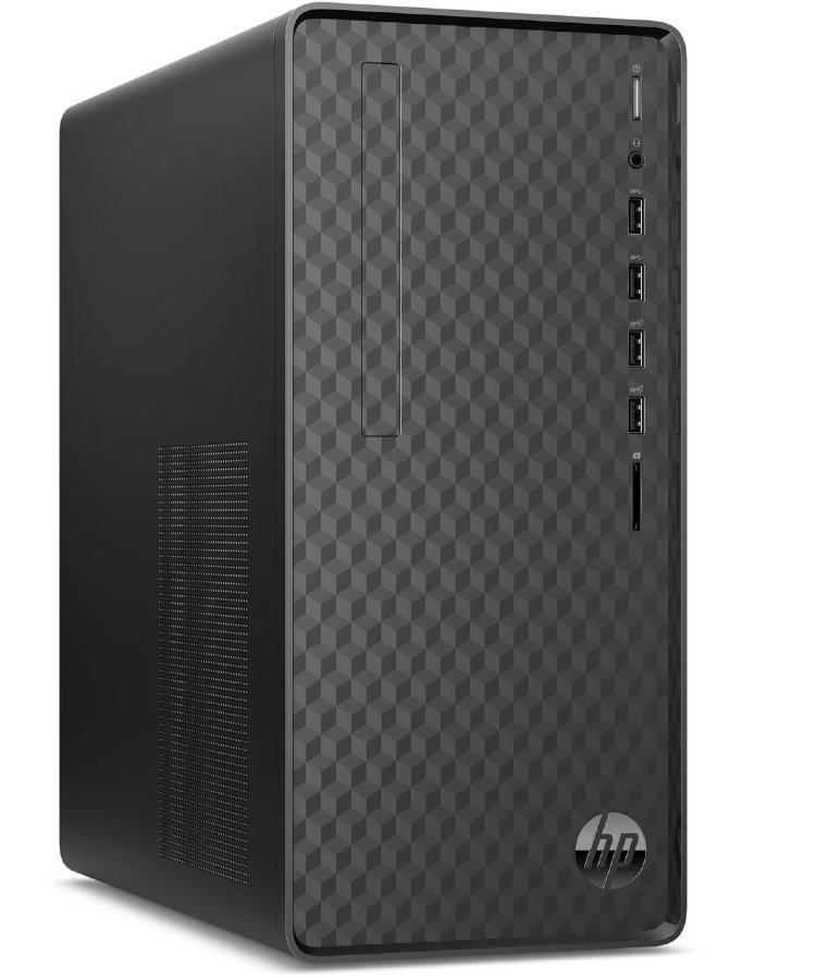 HP Desktop M01-F3029  Desktop Computer - AMD Ryzen 5 5600G Hexa-core (6 Core) - 12 GB RAM DDR4 SDRAM - 512 GB M.2 PCI Express NVMe SSD - AMD B550A Chip...
