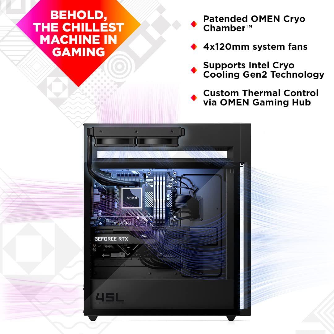 HP OMEN 45L GT22-1090 Gaming Desktop Computer, Intel Core i9...