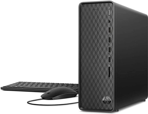 HP Slim Desktop, AMD Ryzen 3 3250U Dual-core (2 Core) 2.60 GHz, 8 GB RAM DDR4 SDRAM, 256 GB M.2 PCI Express NVMe SSD,  Jet Black, Windows 10 Home 64-bit...