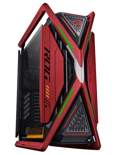 ROG HYPERION GR701 EVA-02 EATX Full tower Computer Case with Semi-open Structure, Tool-Free Side Panels,Supports UP TO 2 X 420MM Radiator, Built-in Graphics Card Holder...