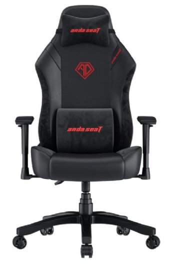 ANDA Phantom 4 Premium Gaming Chair -Red, Premium Alcantara Fabric & PVC, Spacious Seat Base, Maximum Comfort, 100% Steel Framework...