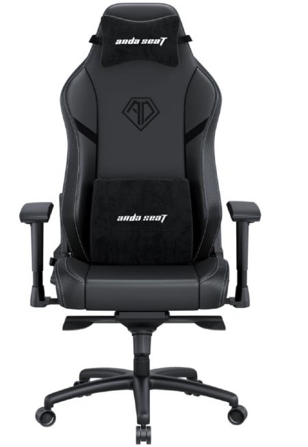 Anda Seat Phantom King Gaming Style Office Chair (AD18XL-58-B-PV/C), Premium Alcantara Fabric & PVC, Spacious Seat Base, Maximum Comfort, 100% Steel Framework...