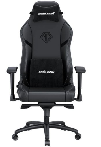 Anda Seat Phantom King Gaming Style Office Chair (AD18XL-58-B-PV/C), Premium Alcantara Fabric & PVC, Spacious Seat Base, Maximum Comfort, 100% Steel Framework...