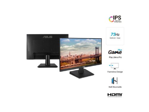 ASUS  23.8" 75Hz Full HD (19280) Monitor, IPS Eye Care, 16.7 Million Colors, HDMI and  D-Sub, DVI-D, 3 Year Warranty with ARR ...