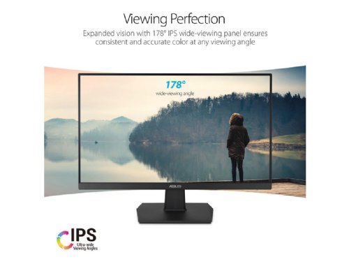 ASUS  23.8" 75Hz Full HD (19280) Monitor, IPS Eye Care, 16.7 Million Colors, HDMI and  D-Sub, DVI-D, 3 Year Warranty with ARR ...