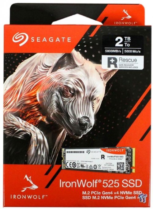 Seagate IronWolf 525 M.2 2280 2TB PCI-Express 4.0 x4, NVMe 1.3 3D TLC Internal Solid State Drive (SSD)...(ZP2000NM3A002)