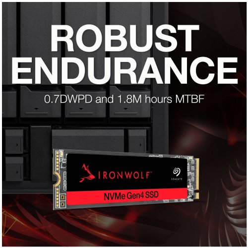 Seagate IronWolf 525  500GB M.2 2280 PCI-Express 4.0 x4, NVMe 1.3 3D TLC Internal Solid State Drive (SSD)...(ZP500NM3A002)