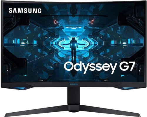 Samsung 27" Odyssey G7 - QHD 1000R Curved Gaming Monitor 240hz,1ms, NVIDIA G-SYNC & FreeSync, QLED (LC27G75TQSNXZA) ...