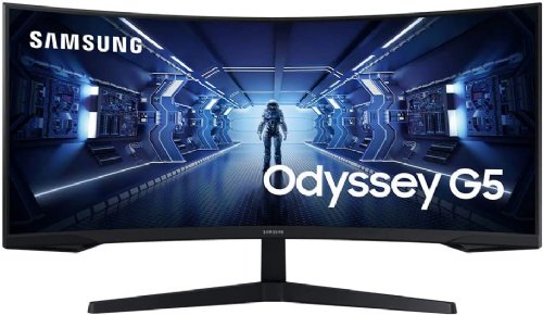 Samsung 34" Odyssey G5 Gaming Monitor - UWQHD 165Hz HDR AMD FreeSync, Black...(LC34G55TWWNXZA)