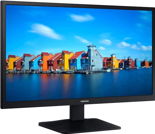 Samsung Essential 24" Full HD LCD Monitor, 16:9, Vertical Alignment (VA), (1920 x 1080), 16.7 Million Colors, 250 Nit, 5 ms, 60 Hz Refresh Rate, DVI, HDMI,...(LS24A338NHNXZA)