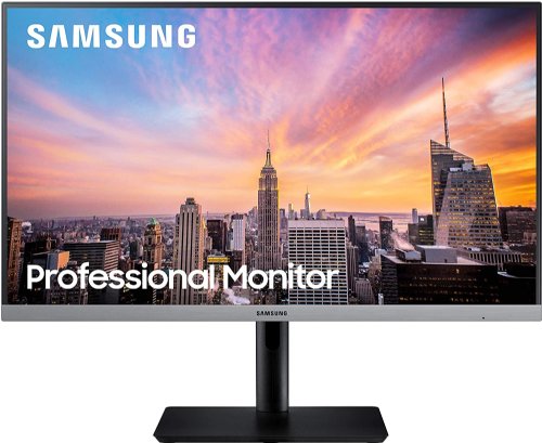 Samsung S24R650FDN  23.8 Ultra thin Bezel IPS monitor with HAS 23.8 Wide 16 : 9 IPS FHD 1920 x 1080 3 yrs Warranty HDMI Cable, Display Port Cable, USB Cabl ...