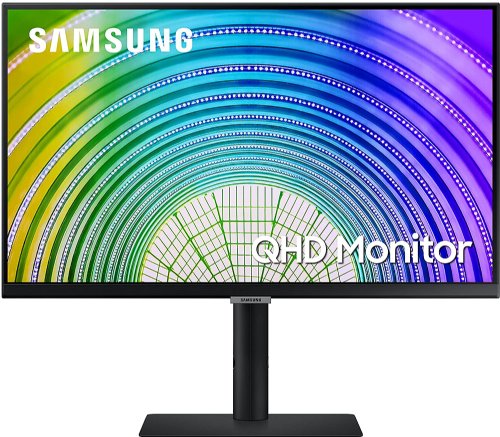 SAMSUNG S60UA Series 27-Inch WQHD (2560x1440) Computer Monitor, 75Hz, IPS Panel, USB-C, HDR10 (1 Billion Colors), Height Adjustable Stand, TUV-Certified Intelligent Eye Care