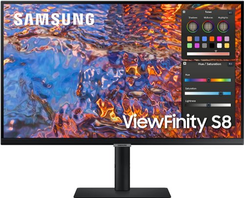 Samsung 27" Ultra Thin UHD Monitor with DCI-P3 98%, HDR and USB type-C...(LS27B806PXNXGO)