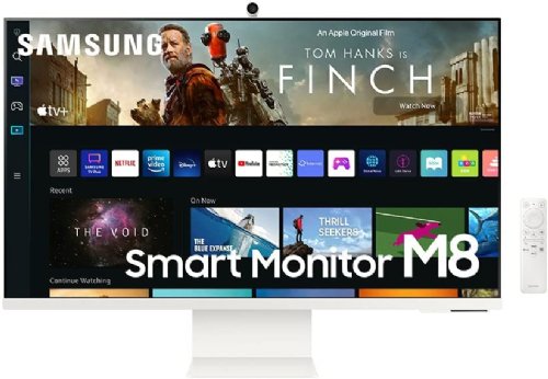 Samsung 32" UHD Lifestyle Smart Monitor M8, Green (3840x2160) VA Panel, 60Hz, 4ms Wireless Screen Mirroring (DLNA), Micro HDMI USB-C...(LS32BM80GUNXGO)