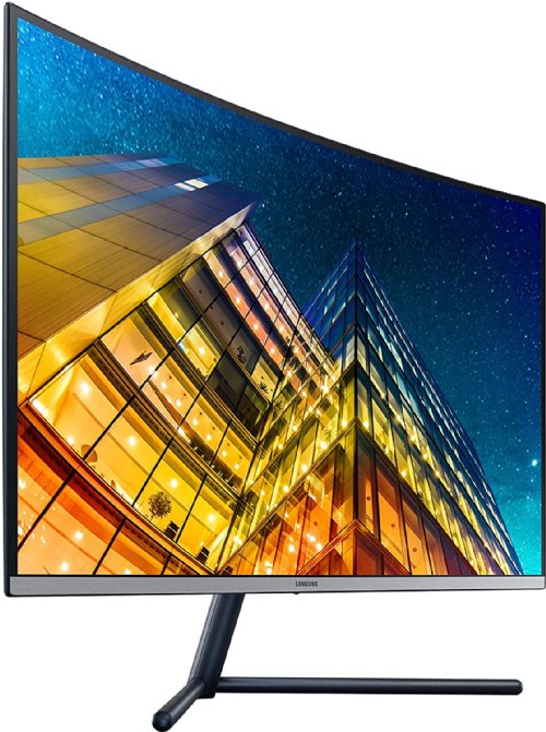 Samsung 32 UR59C Curved 4K UHD Monitor, plit screen functions like Picture-by-Picture (PBP) ...(LU32R590CWNXZA)