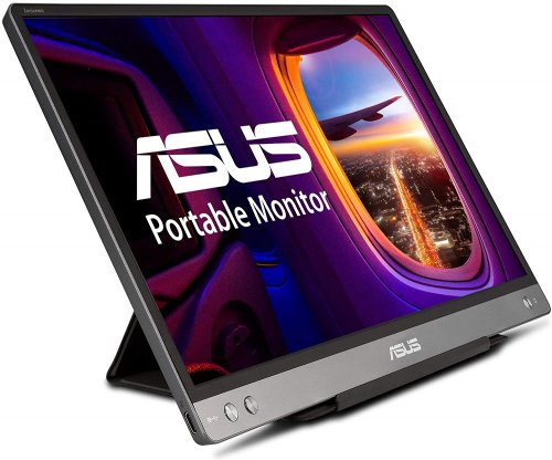 ASUS ZenScreen MB14AC 14 Portable USB Type-C Monitor, 1080P Full HD, IPS, Eye Care, Anti-glare surface, External Screen for Laptop, Hybrid Signal Solution...