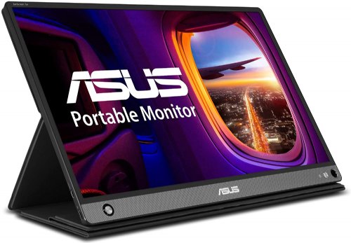 ASUS ZenScreen Go MB16AHP 15.6 Portable Monitor Full HD IPS Eye Care with Micro HDMI USB Type-C...