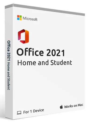Microsoft Office Home and Student 2021 - Box Pack - 1 PC/Mac - medialess - Win, Mac - English - Canada