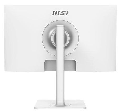 MSI 24" Modern MD2412PW FHD IPS Office Monitor, 100 Hz Refresh Rate, Tilt, Swivel, Height and Pivot, 1 x HDMI (1.4); 1 x Type C, DisplayPort, White... 