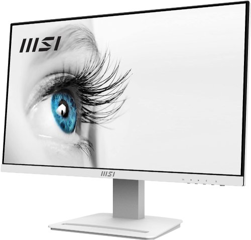 MSI PRO MP243XW 24" IPS FHD (1920 x 1080) Office Monitor, Non-Glare with Super Narrow Bezel, 75Hz, 1ms, 16:9, with Tilt Stand, White..